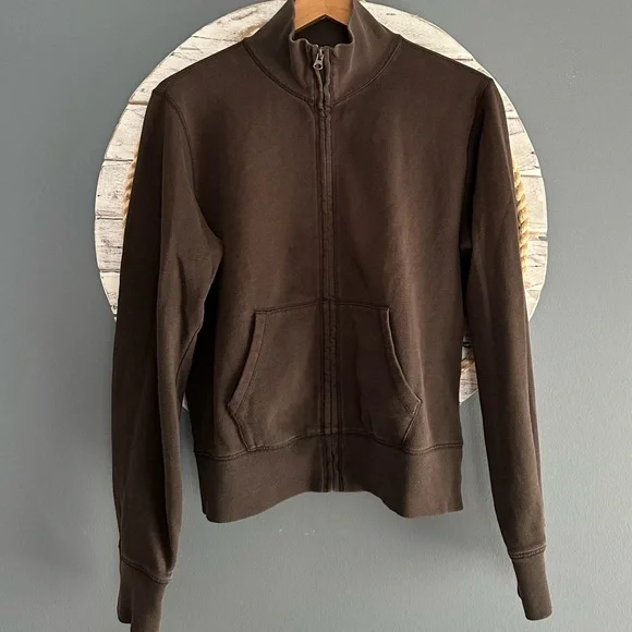 VTG Lucky Brand Lotus Zip Sweatshirt Jacket - Picture 3 of 9